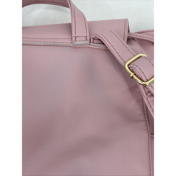 Betsey Johnson Backpack Womens Large Cat Face Quilted Faux Leather Purse Kawaii - Picture 15 of 16